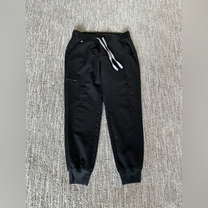 Figs Black Zamora jogger scrub pants